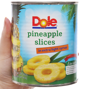 DỨA TƯƠI NGUYÊN LÁT DOLE – DOLE PINEAPPLE SLICES IN EXTRA LIGHT SYRUP