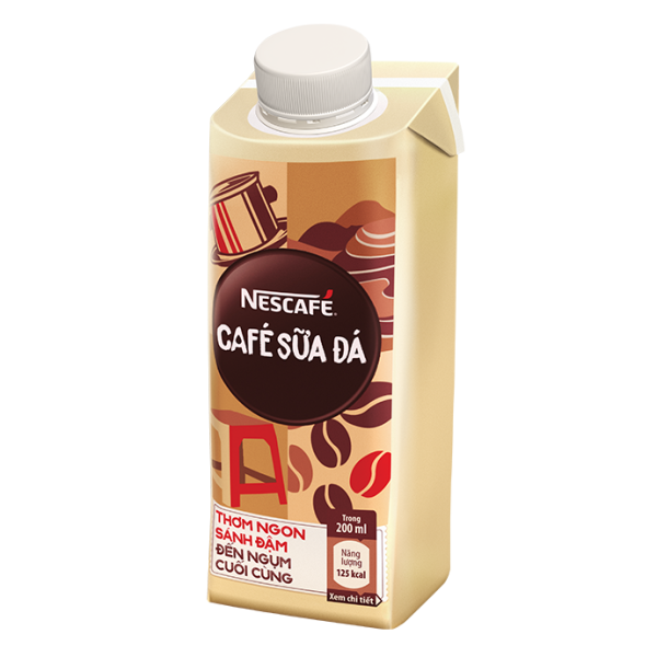 Nescafe Cafe Sữa Đá Nắp Vặn 200ml