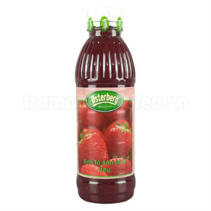 Sinh tố Osterberg Dâu tây (Strawberry) – chai 1L