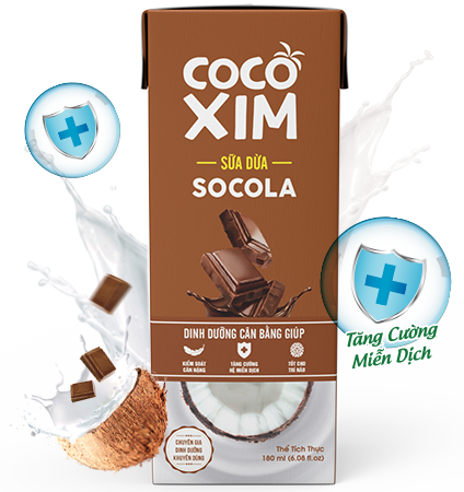 Sữa Dừa Socola Cocoxim 180ml