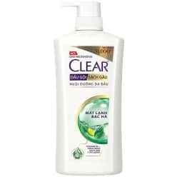 Dầu Gội Clear Mát Lạnh Bạc Hà (Chai 630g)